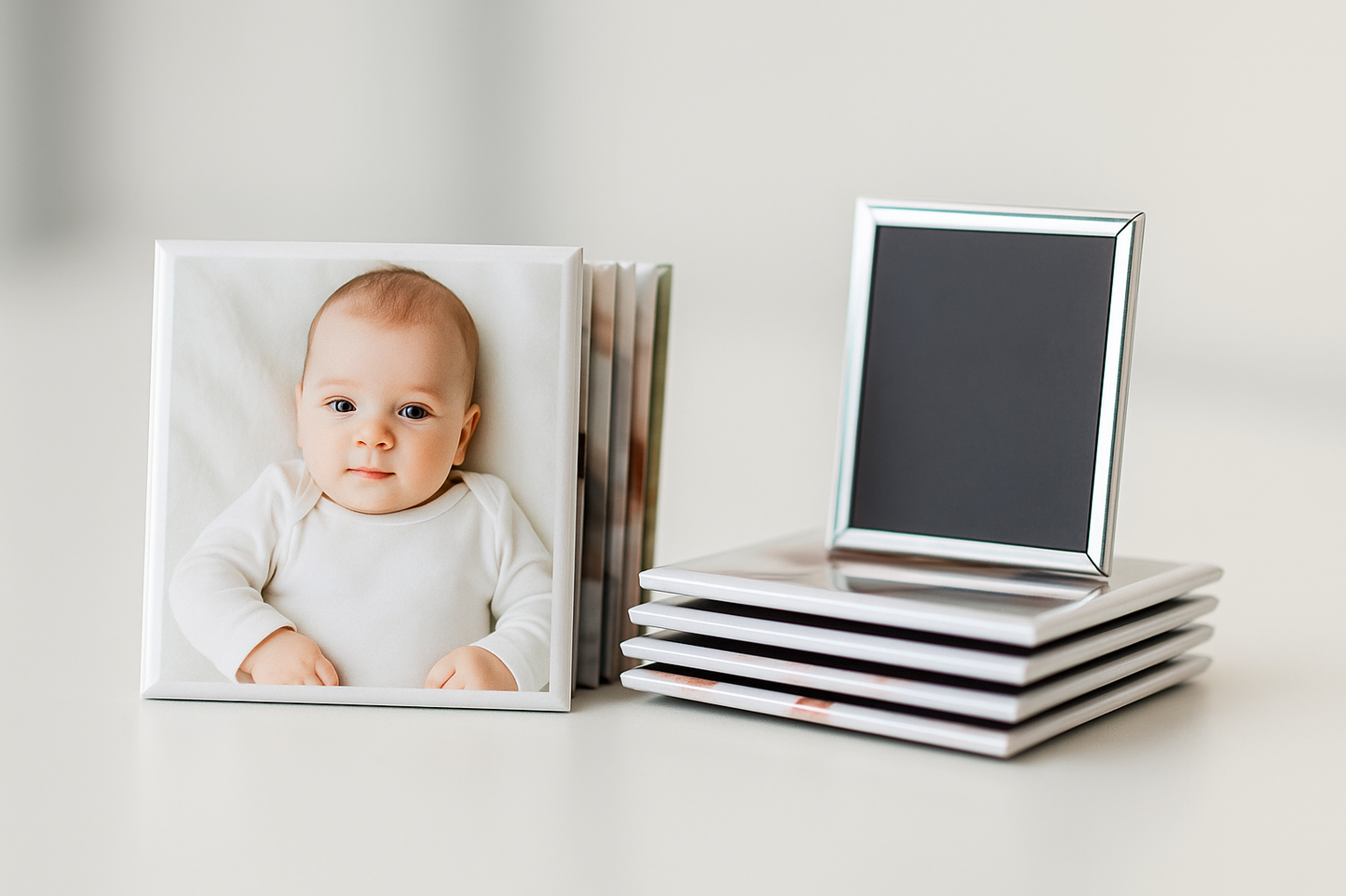 Custom Fridge Photo Magnets - Set of 10 (1.75" x 2.75")