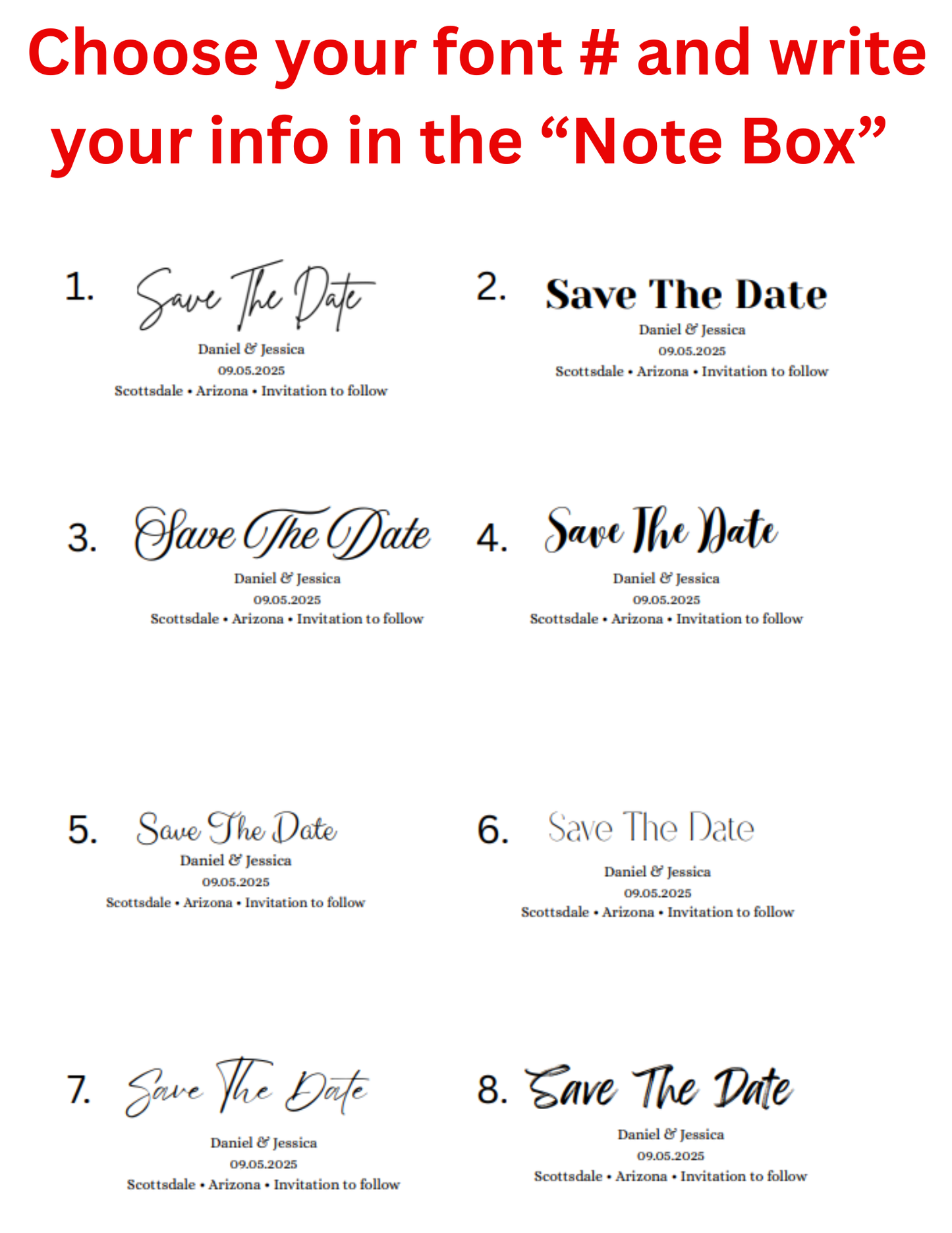 Save The Date Photo Magnets  Small, Set of 9 (2.75" x 3.5")