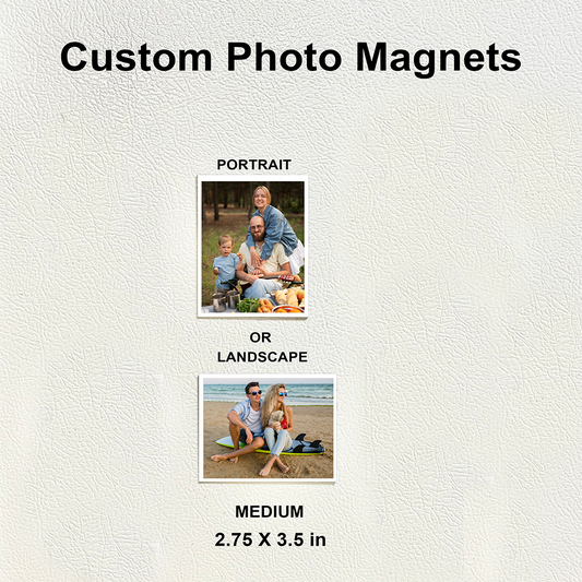Medium Photo Magnets Set of 9 (2.75" x 3.5")